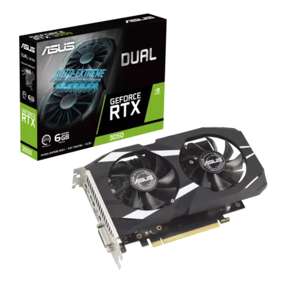 ASUS Dual GeForce RTX 3050 6GB GDDR6 Graphics Card